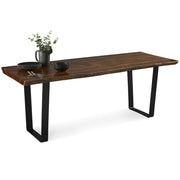Walnut Slab Top Dining Table