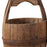 Large Round Antique Wooden Bucket
