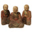 Carved Wooden Seated Buddha