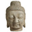 Large Carved Stone Buddha Head