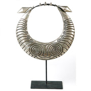 Miao Silver Necklace on Stand