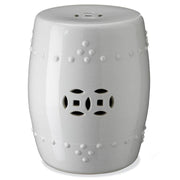 White Ceramic Stool